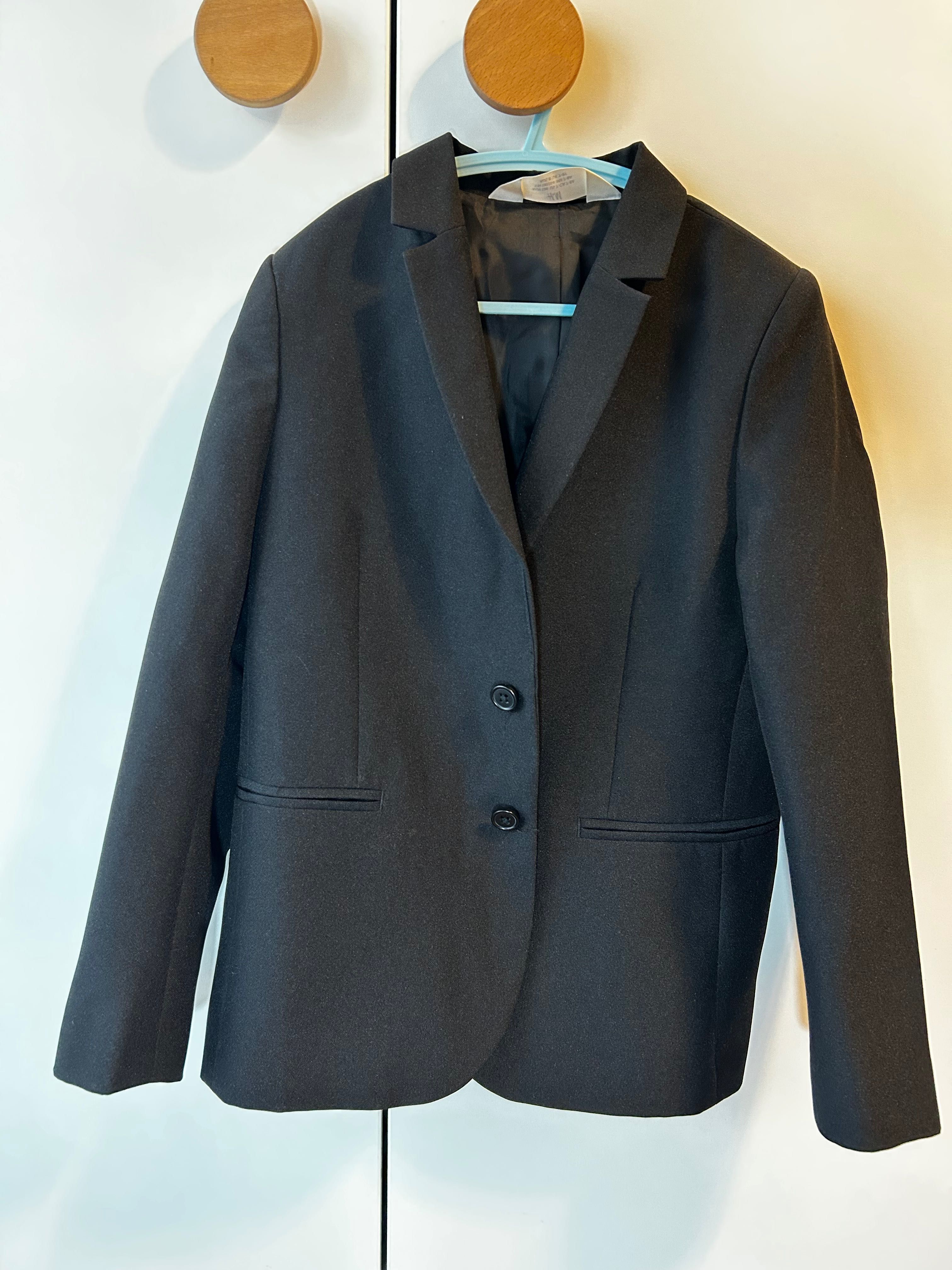 Garnitur dla chłopca czarny 128 H&M
