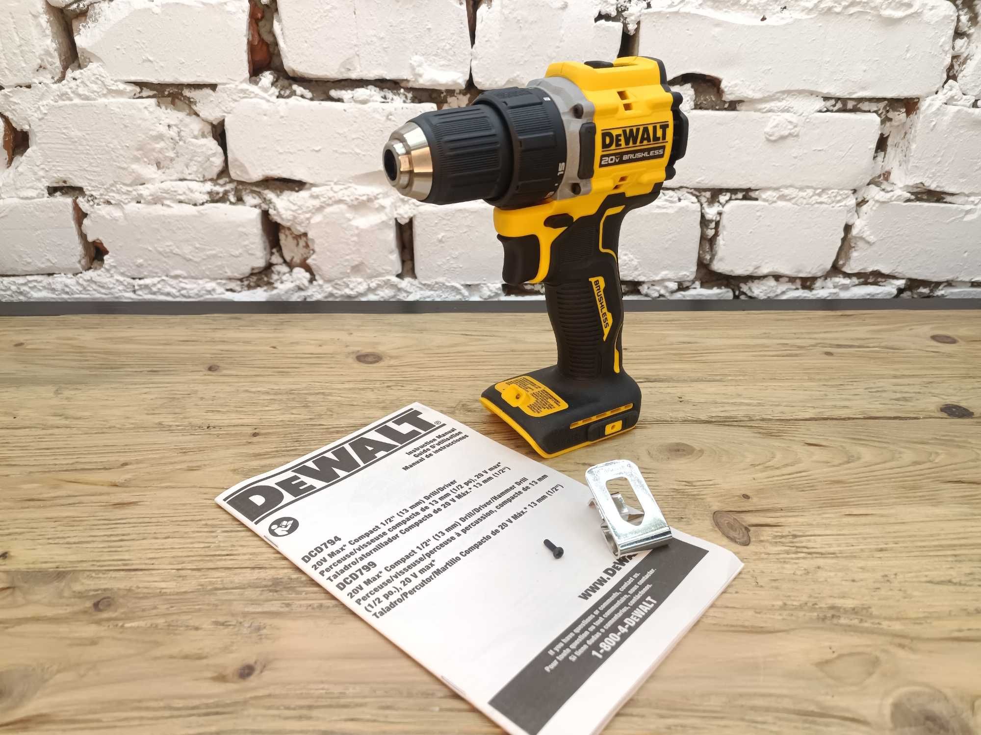 Безщіточний шуруповерт DeWalt DCD794 20v MADE IN MEXICO з США Оригінал