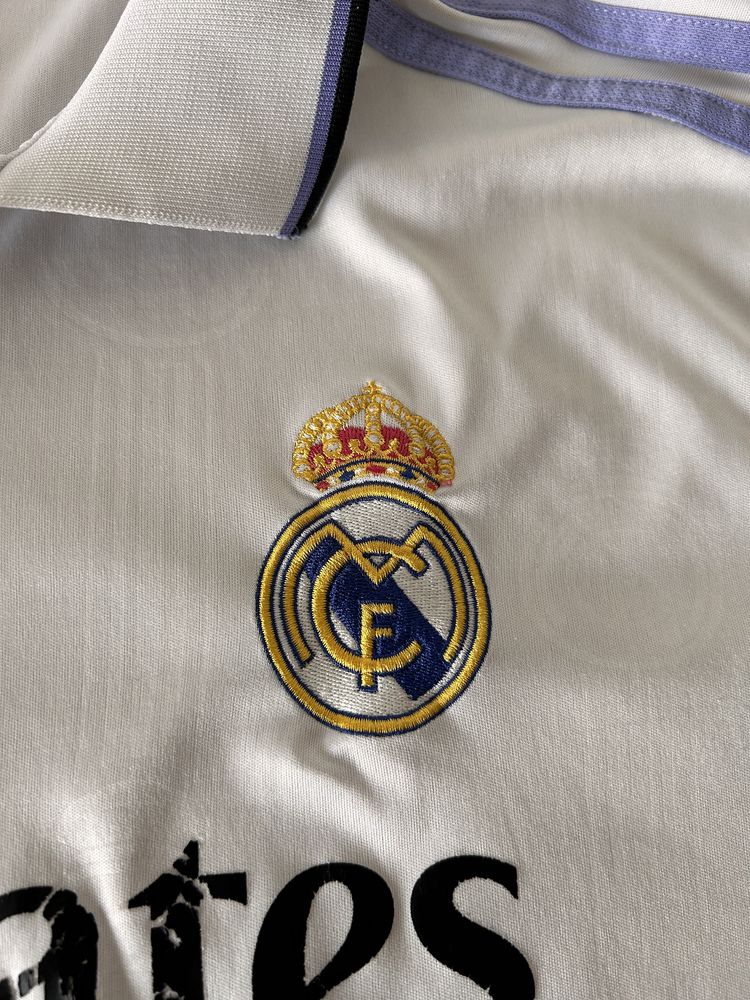 Koszulka Real Madryt domowa sezon 22/23 Adidas rozmiar L t-shirt polo