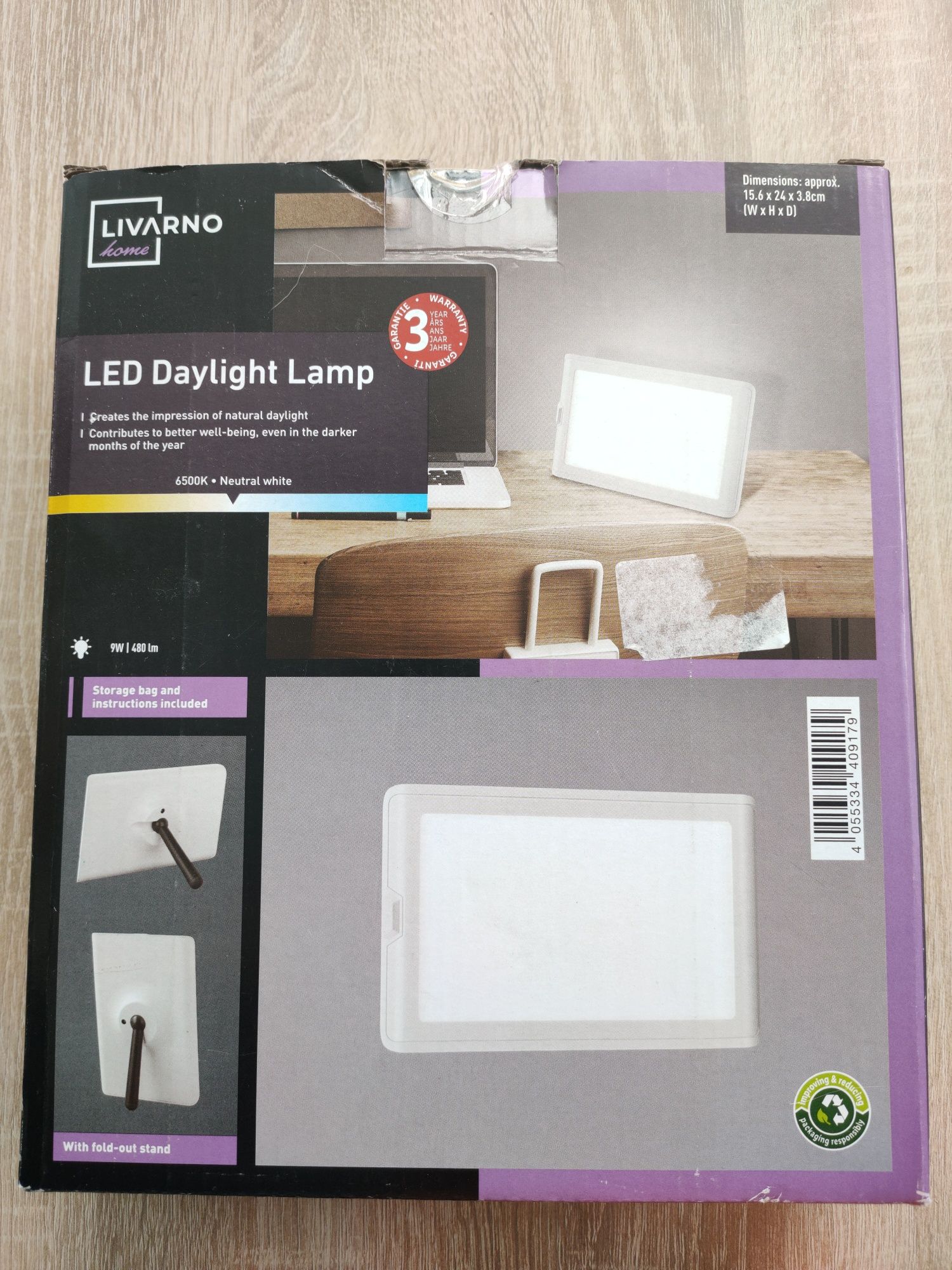 LED Лампа денного світла Livarno LED Daylight Lamp