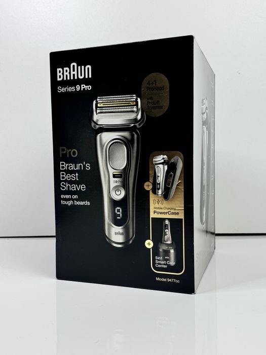 Braun Series 9 Pro 9477сс зарядним/повербанк кейсом