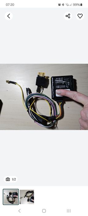 Urządzenie GPS do oplat za drogi.