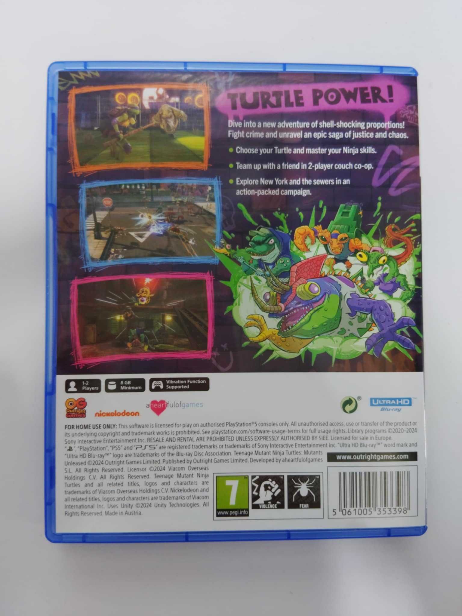 Teenage Mutant Ninja Turtles: Mutants Unleashed PS5