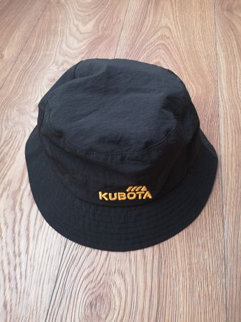 Kubota kapelusz czapka bucket hat czarne z logo