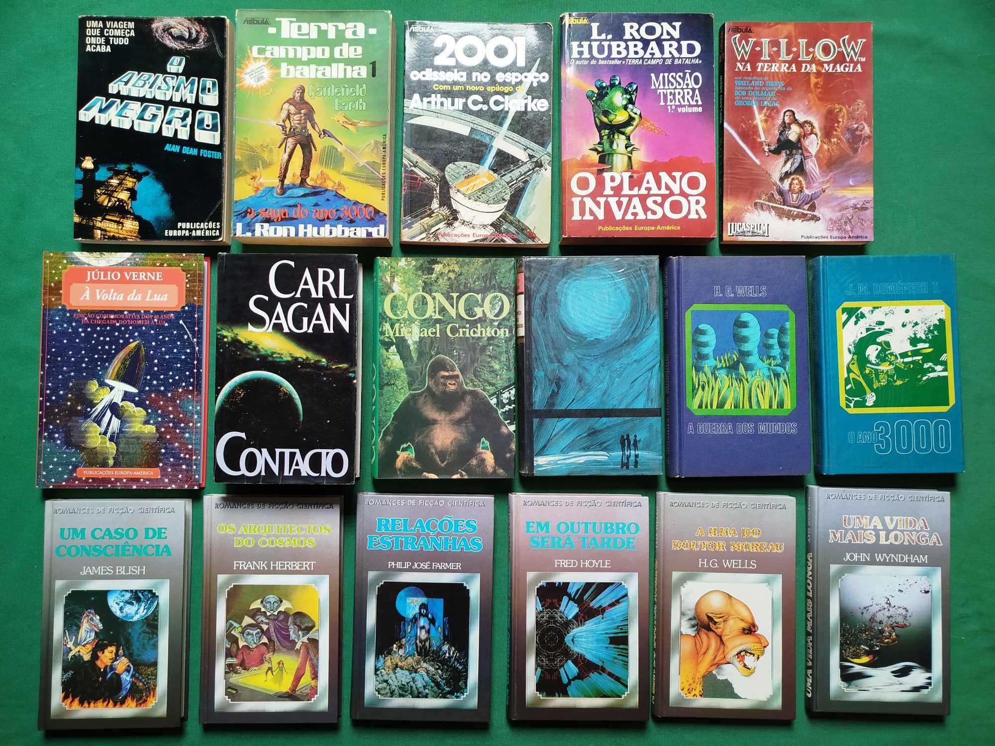 Livros de Ficção Cientifica - Vários Autores