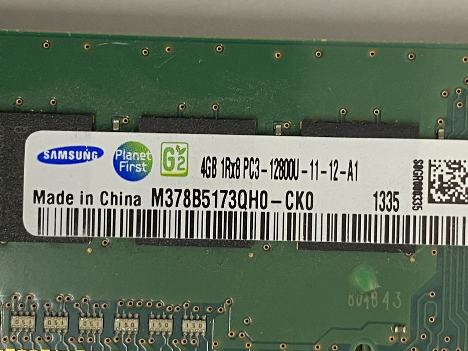 Планка пам’яті SAMSUNG ,  4GB DDR3 PC3-12800U