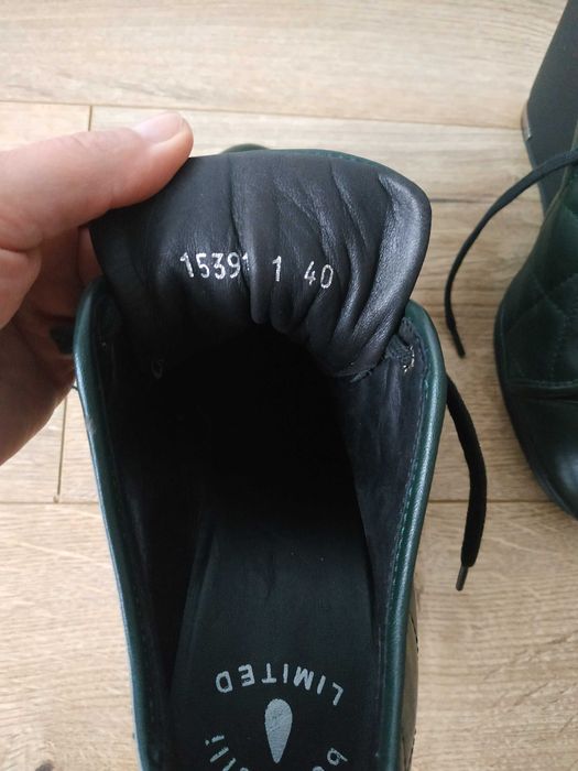 Nowe buty 40 Botticelli butelkowa zieleń, koturny jesień 40