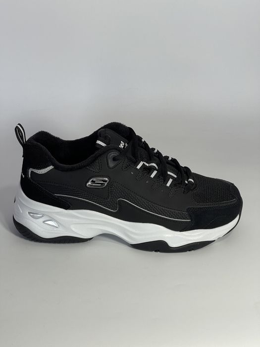 Оригінал Кросівки Skechers Dlites 896044 BLK осінь-зима 36-41 утеплені
