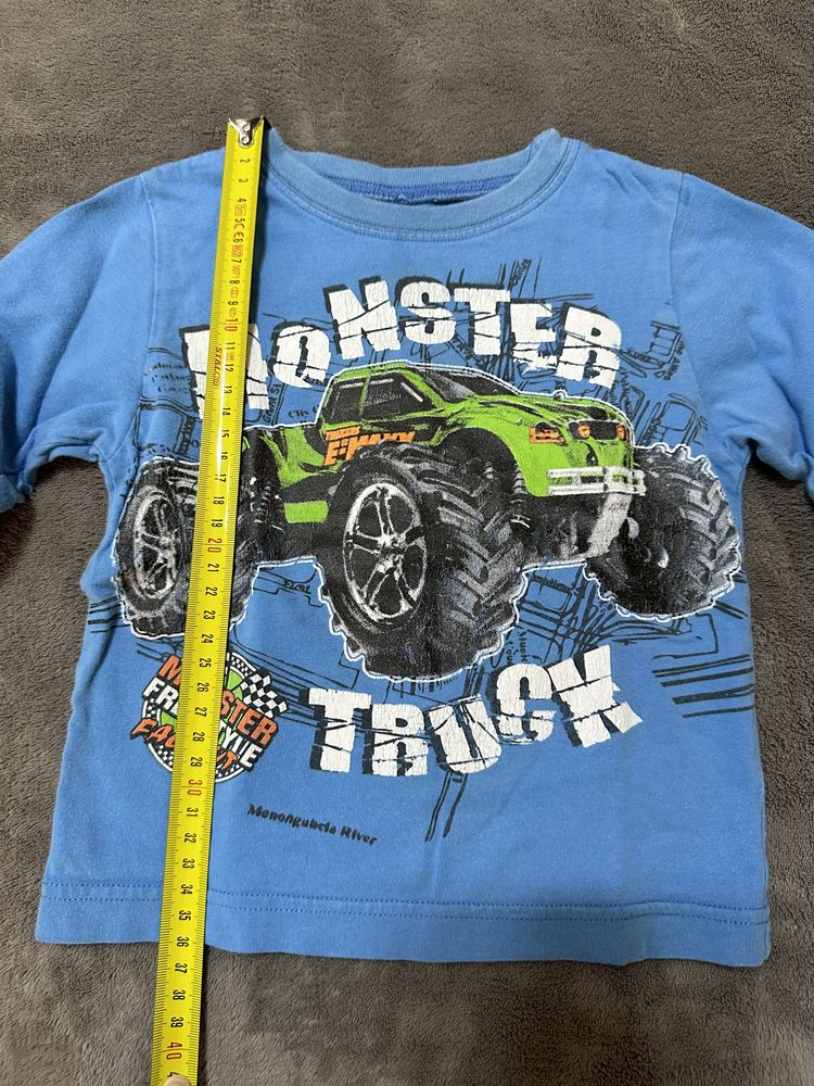 Bluzka Monster Truck 1,5-2lata 18-24 msc 86-92cm #1753