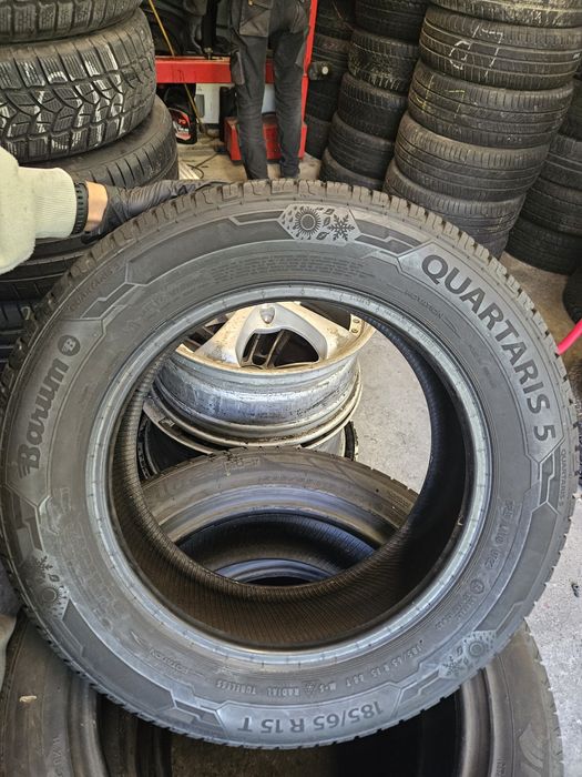 [2szt] Barum 185/65 r15 Całoroczne /// 7mm!!! MONTAŻ