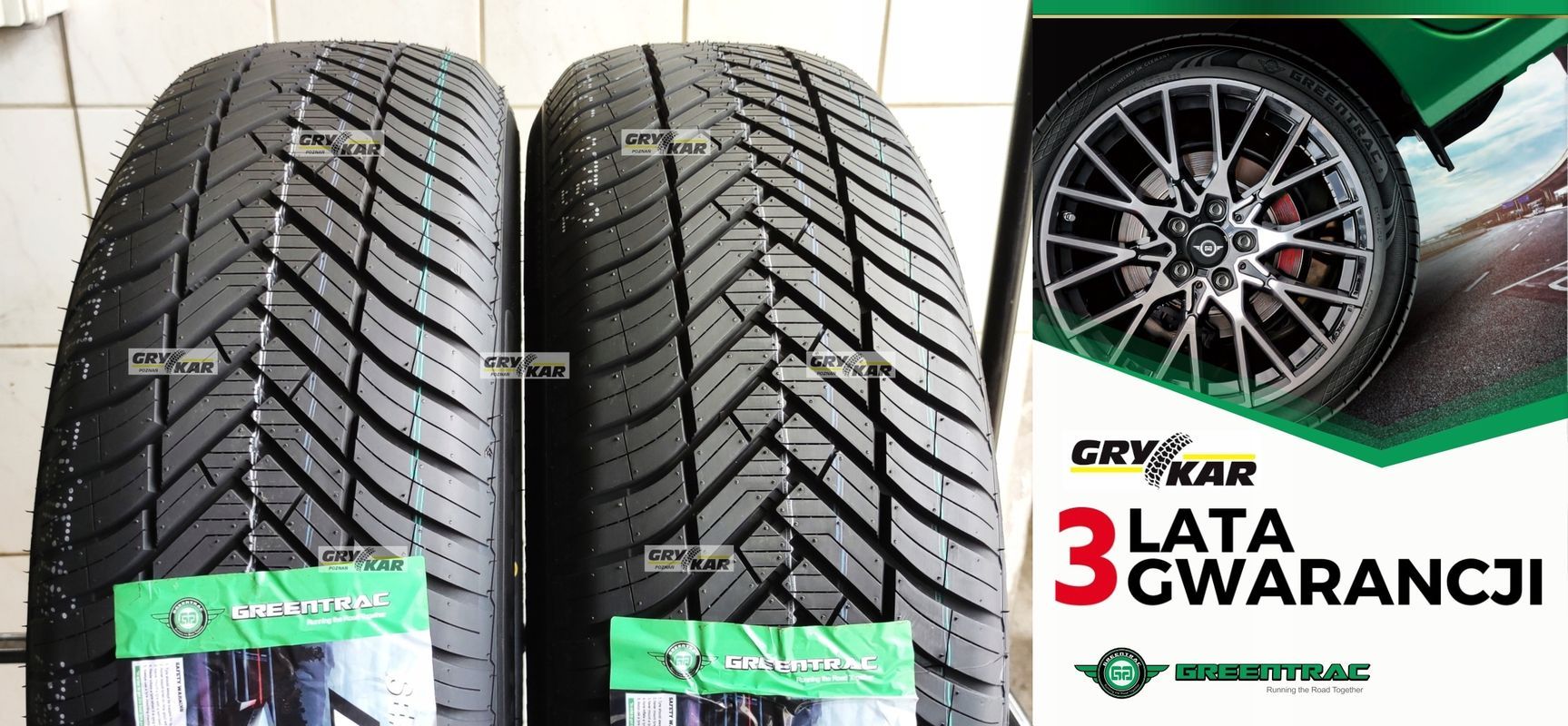 Opony 205/60r16 Greentrac Season Master 2szt. C/B/71dB 2025r 3 lata gw