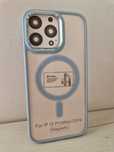 Tel Protect Magnetic Clear Case do Iphone 15 Pro Max Jasnoniebieski