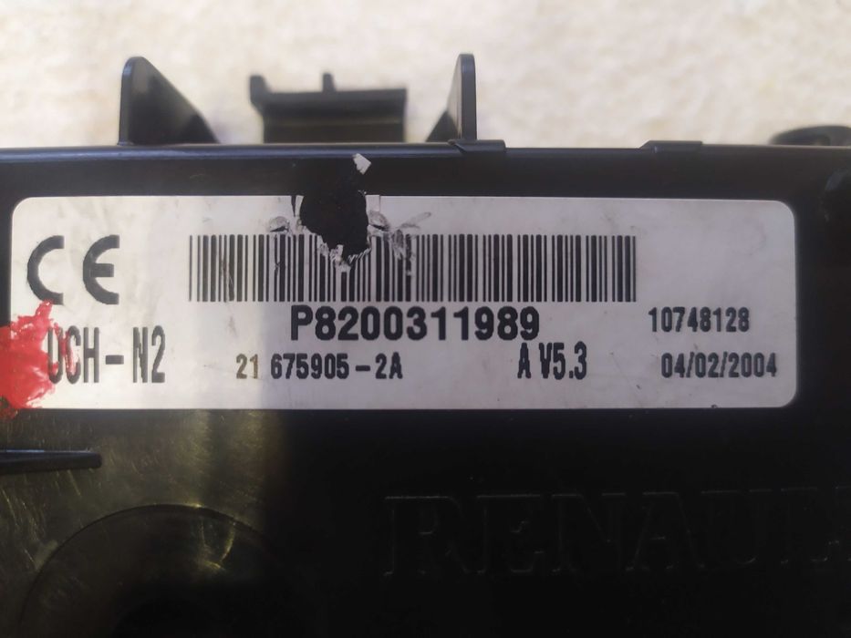 Рено Блок иммобилайзера