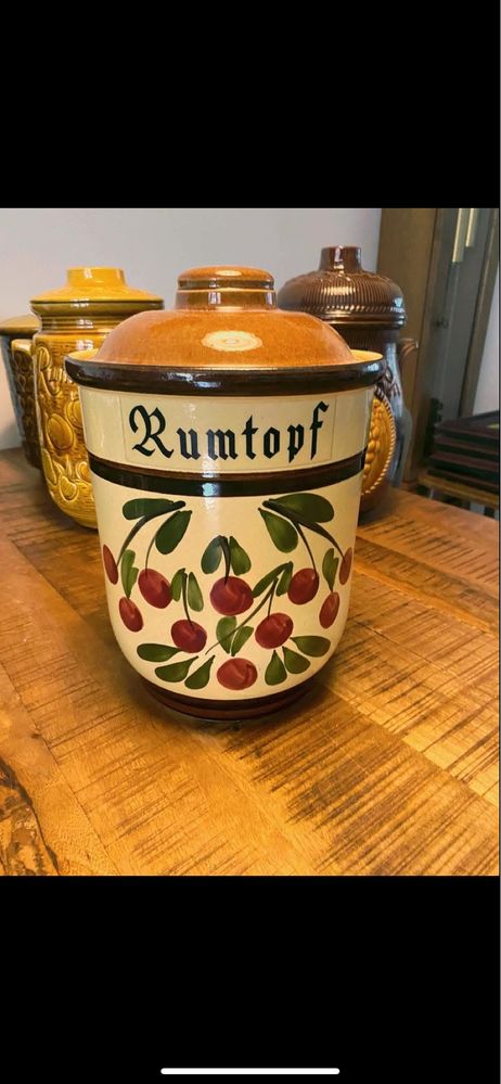 Rumtopf pojemnik/garnek ceramiczny