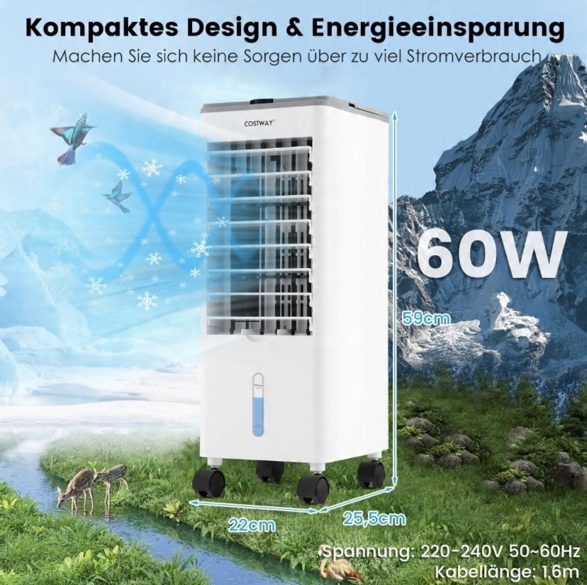 Klimatyzator wentylator przenośny 3w1