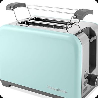 Toster Vintage Cuisine Retro Chrom Miętowy