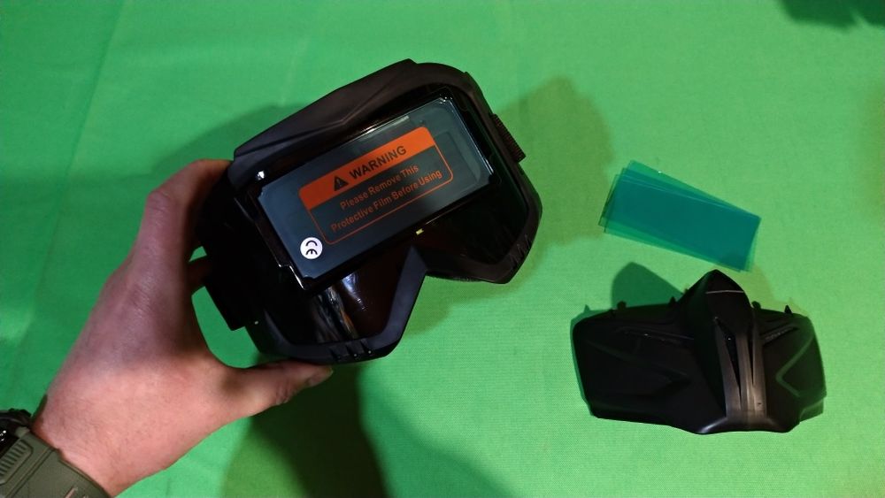 Очки маска для сварки хамелеон окуляри для зварювання (Комплект 6шт)