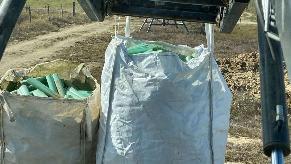 Protectores para plantas da vinha