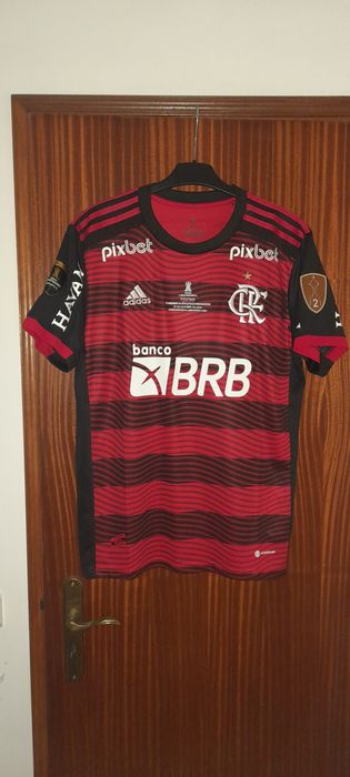 Camisola de Futebol - Flamengo - Gabriel Barbosa #9 Final Libertadores