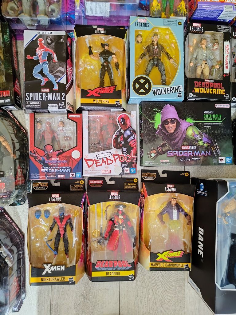 Kolekcja Marvel Legends SpiderMan Mcfarlane Neca Predator Bandai ShF