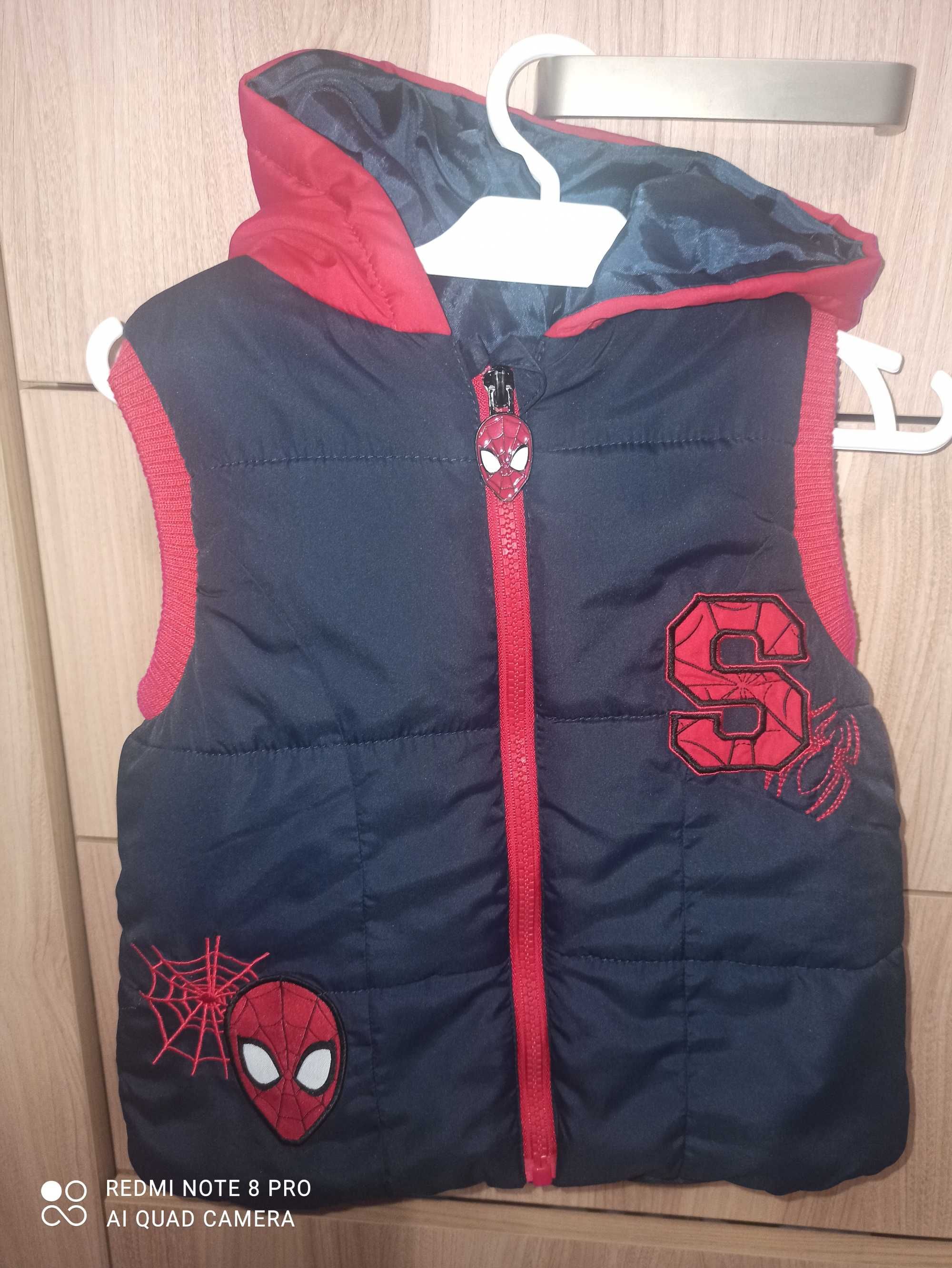 Bezrękawnik chłopięcy Spider man 98/104