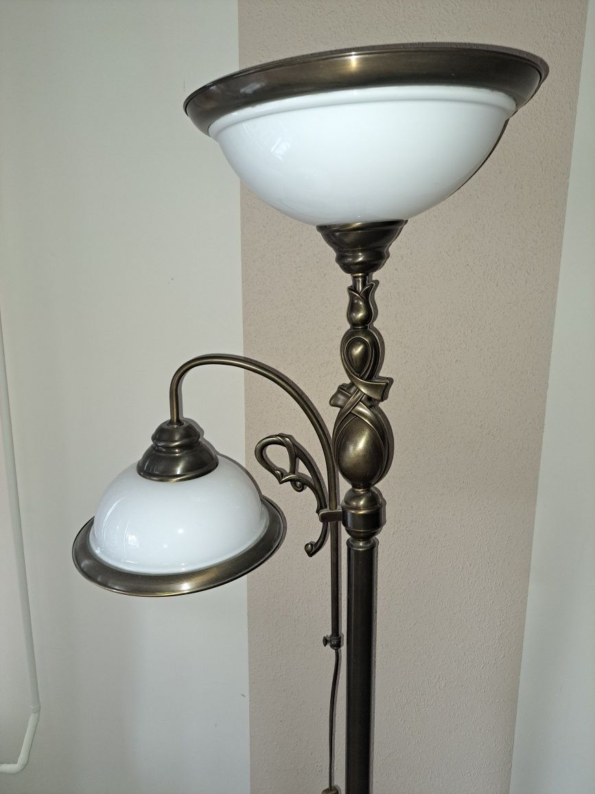 Komplet lampa, kinkiety, lampa stojąca