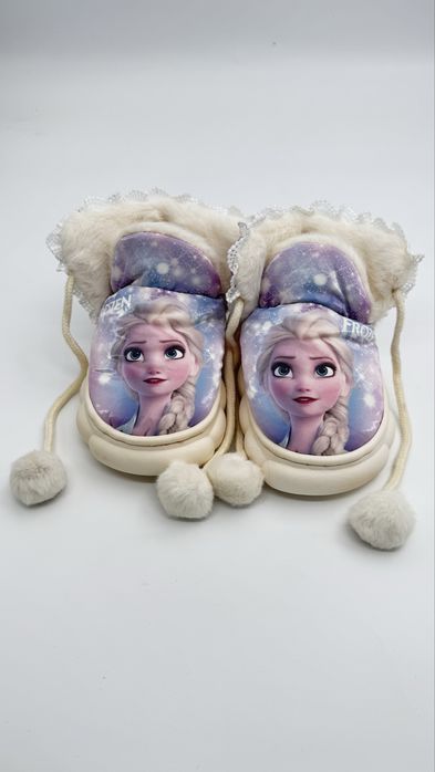 Домашні капці, тапки, топочки, дитяче взуття, frozen, Ельза, 18см