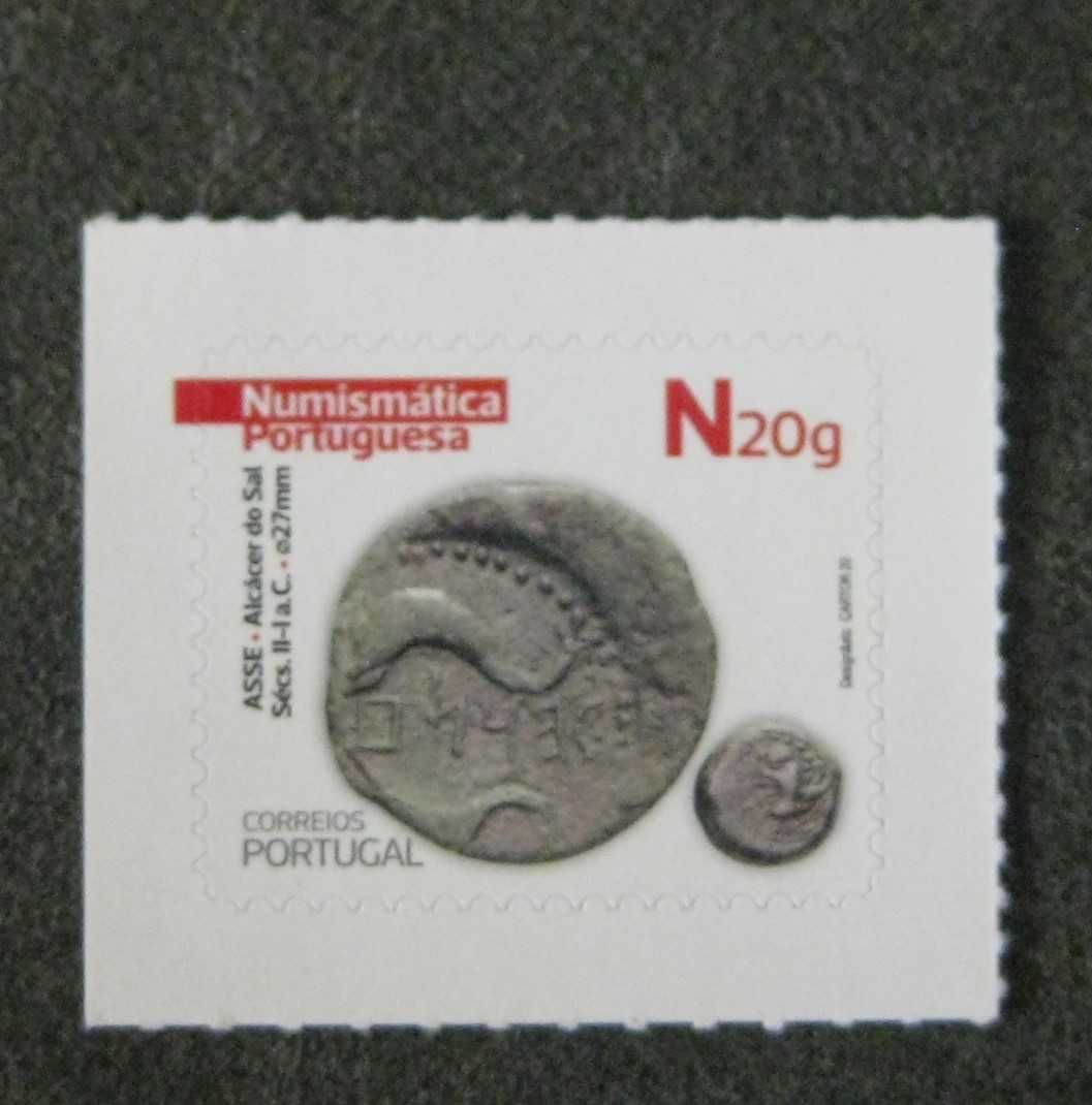 Serie autoadesiva nº 5230/33 – Numismática Portuguesa (1º grupo)