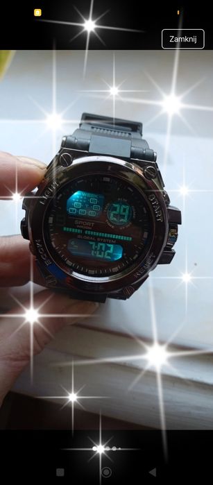 Męski zegarek wodoszczelny Nowy