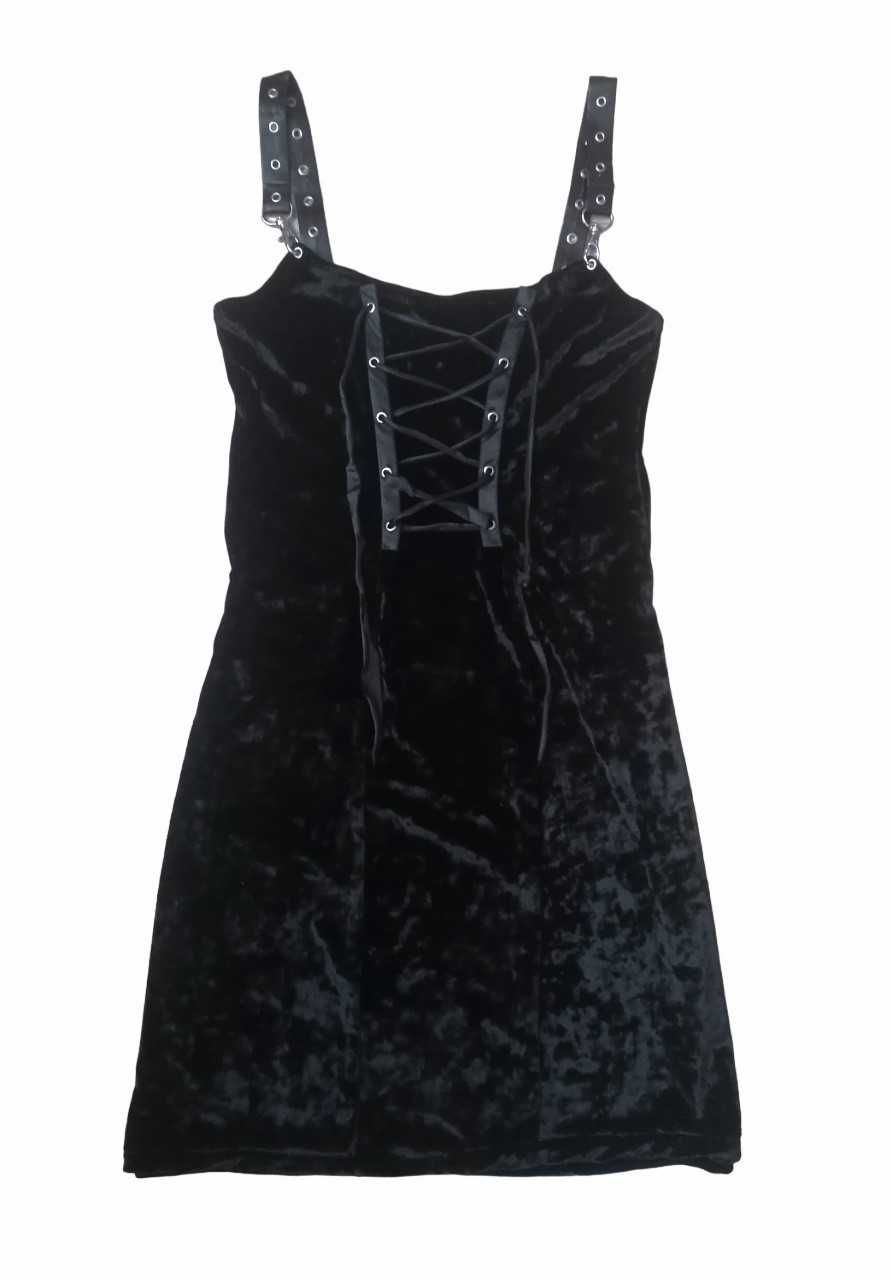 Sukienka DOLLSKILL goth sznurowana harness killstar