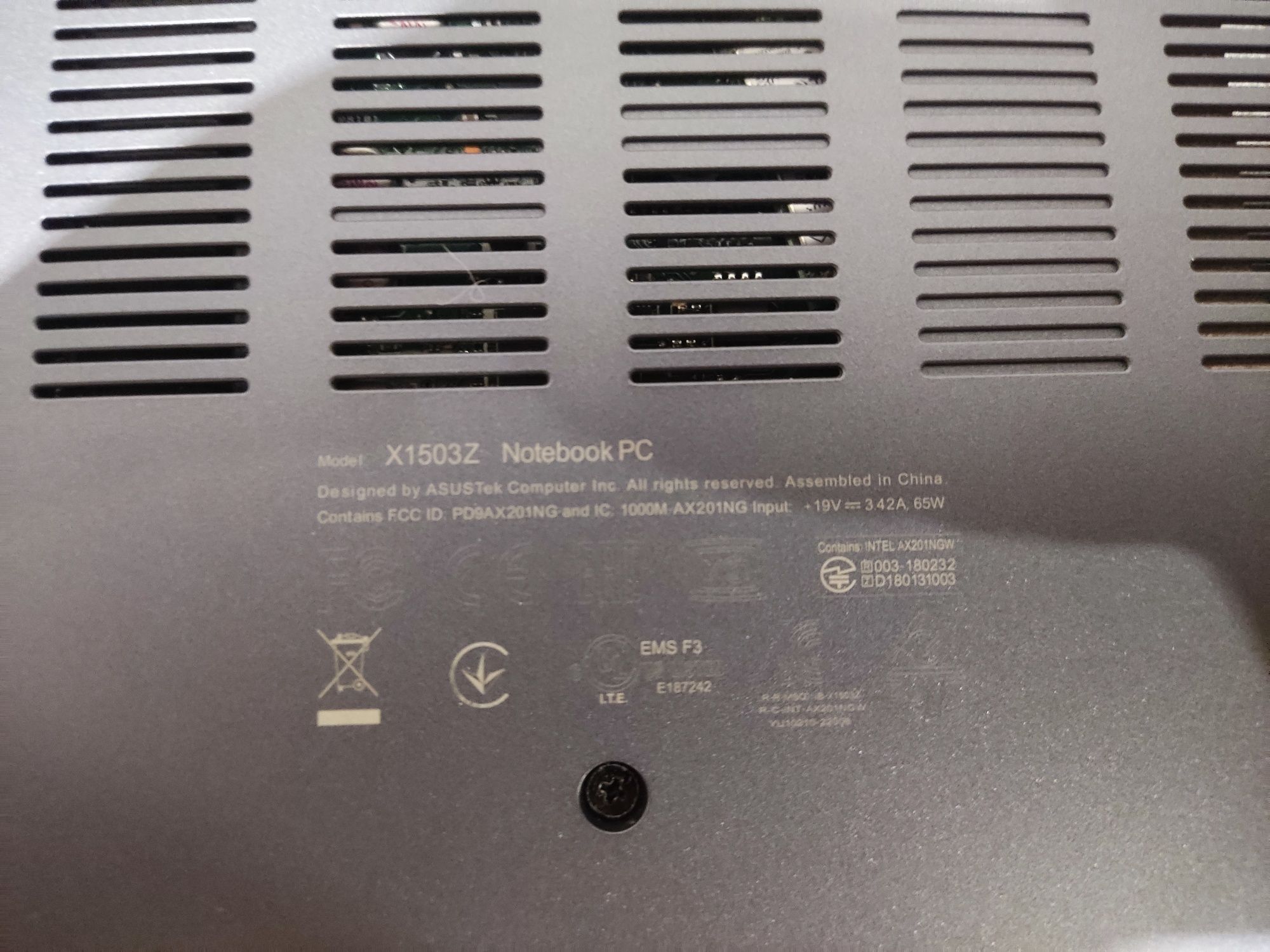 Ноутбук Asus X1503Z (OLED)