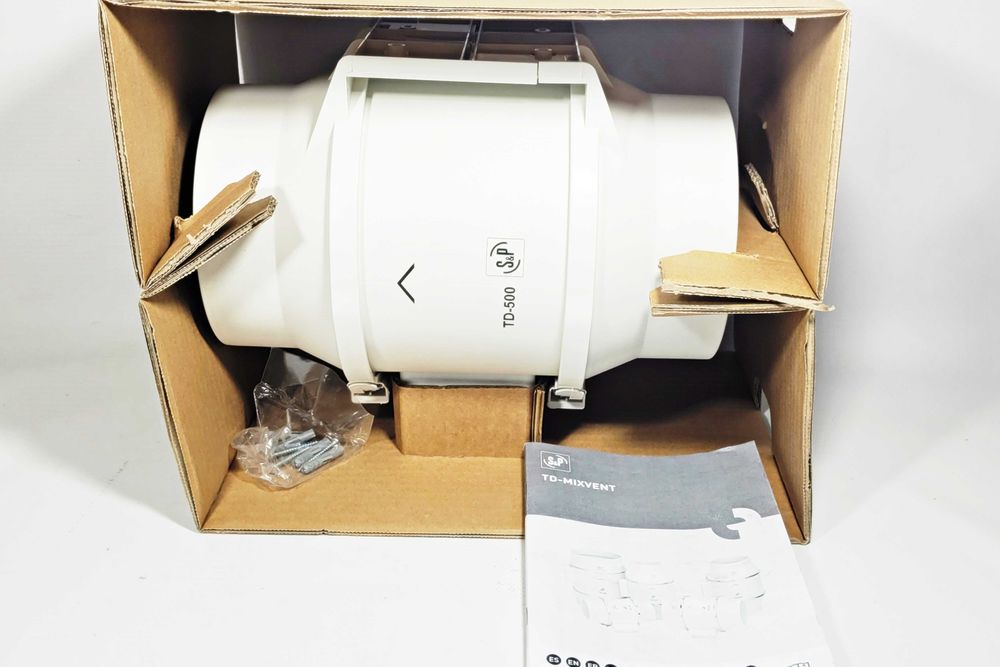 Wentylator Kanałowy TD 500/160 3V + Filtr kasetowy K&B Handel Szczytno