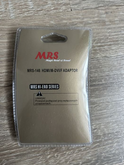Przejściówka MRS wtyk HDMI na gniazdo DVI