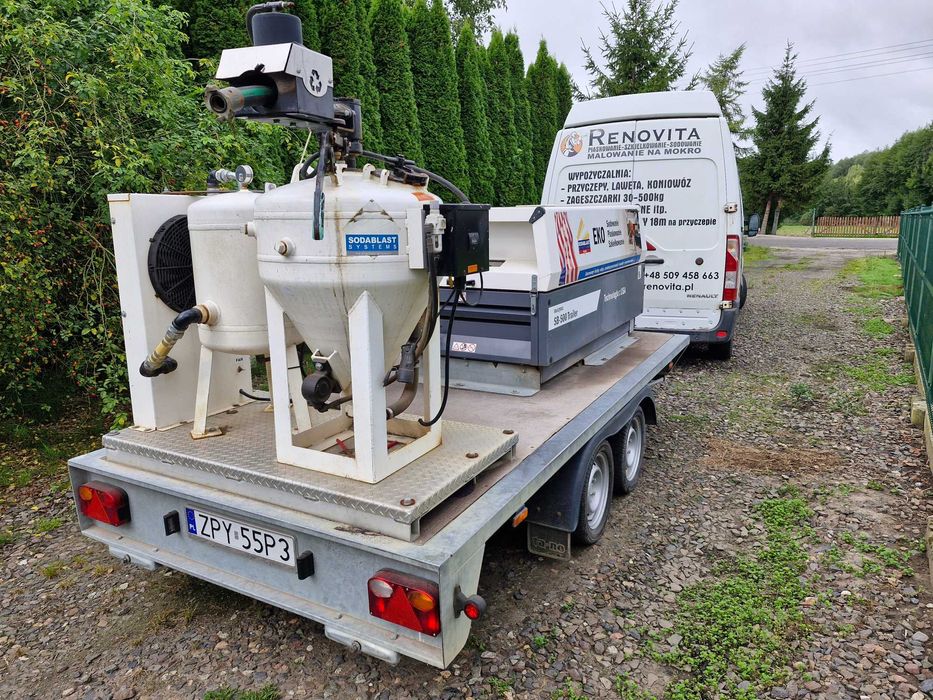 Soda blast systems sb-500 piaskarka sodowanie czyszczenie powierzchni