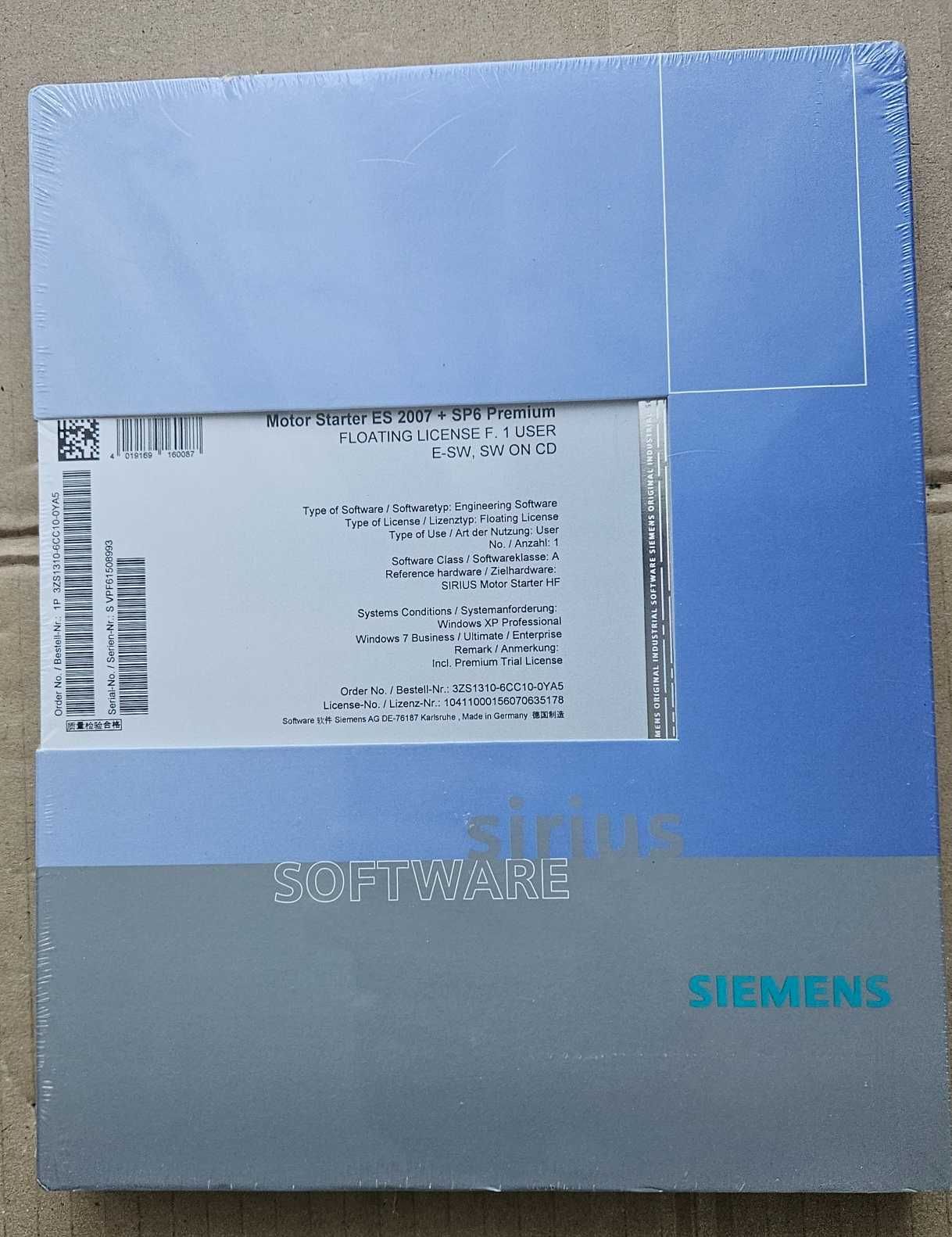 Oprogramowanie Siemens Simatic Step 7 Professional V14 SP1.