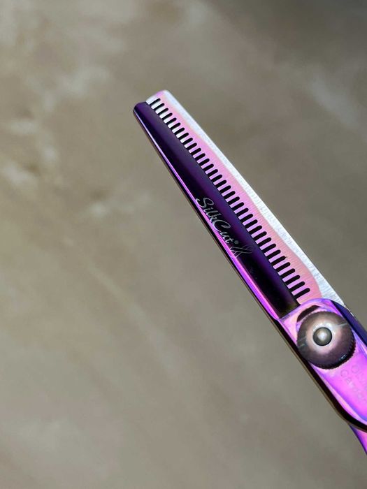 Nożyczki Degażówki Olivia Garden Silkcut Rainbow 6,35 Thinner