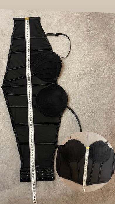 Корсет з жатою чашкою, S-M