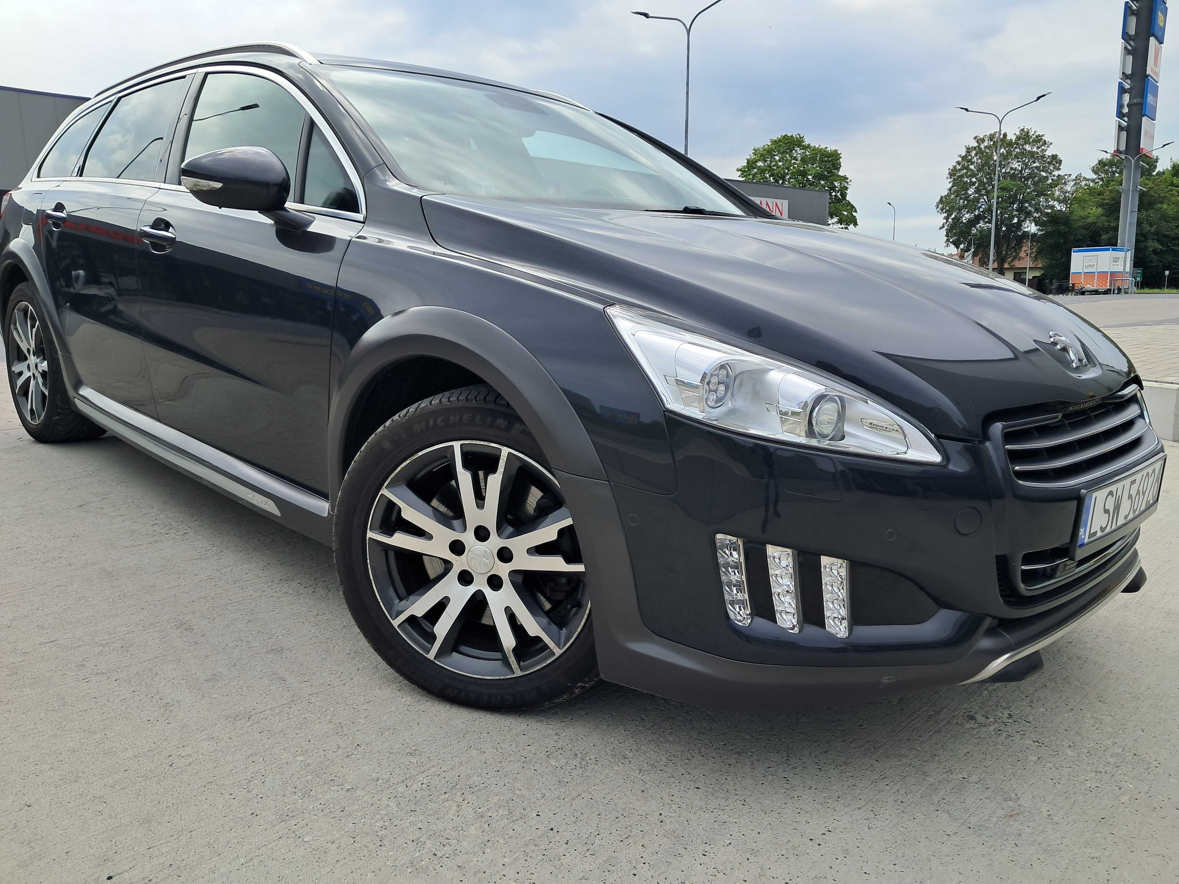 Piękny Peuget 508-RXH-2,0Hdi+Hybryda-Automat 4X4-Panorama2014/15Rok