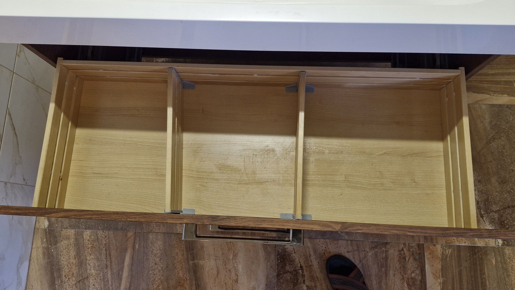 Ikea ÄNGSJÖN / BACKSJÖN szafka 100 umywalka 2 krany 
Szaf umyw z szufl