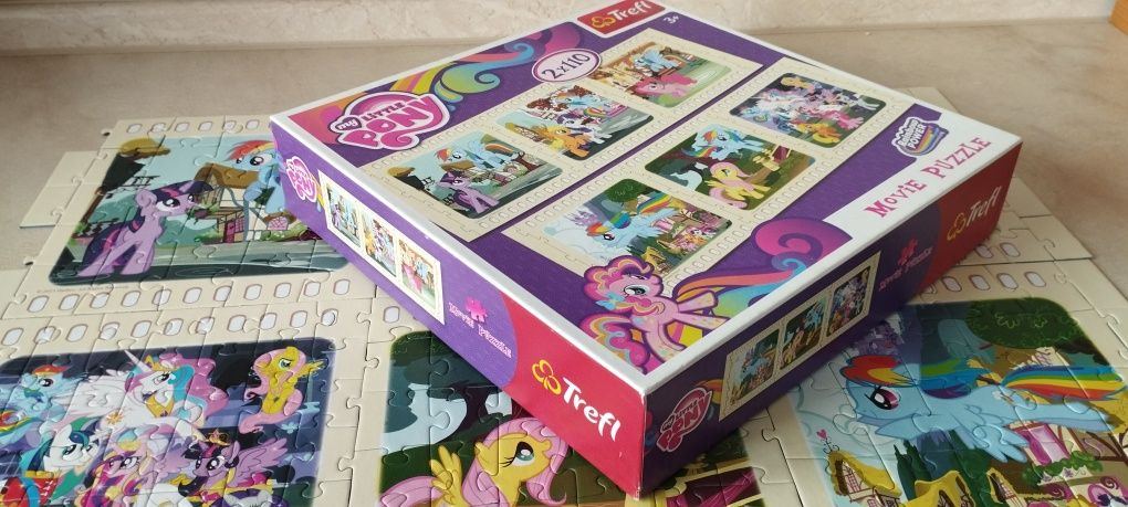 Puzzle My Little Pony 2 x 110 elementów Trefl