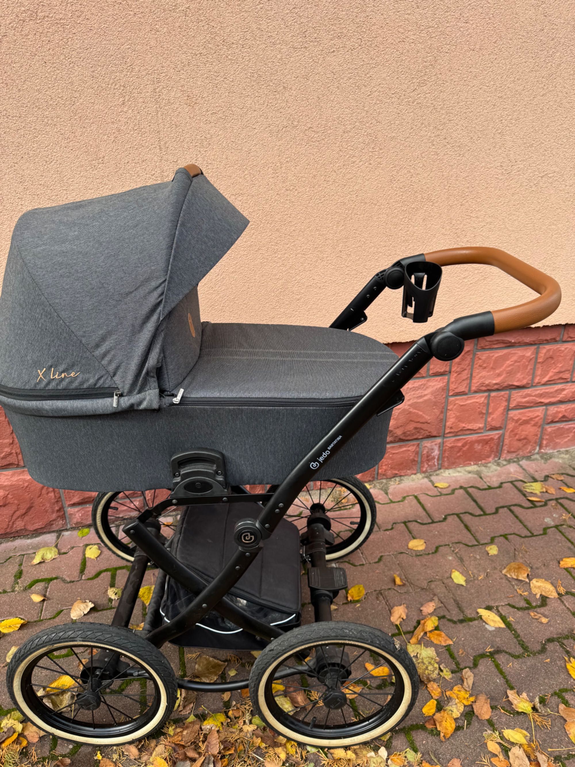 Jedo Bartatina wózek 2w1 koła pompowane 14”