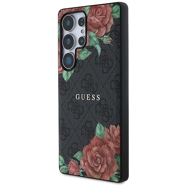 Etui Guess Leather 4G Flowers Print Metal Classic Logo MagSafe na Sams