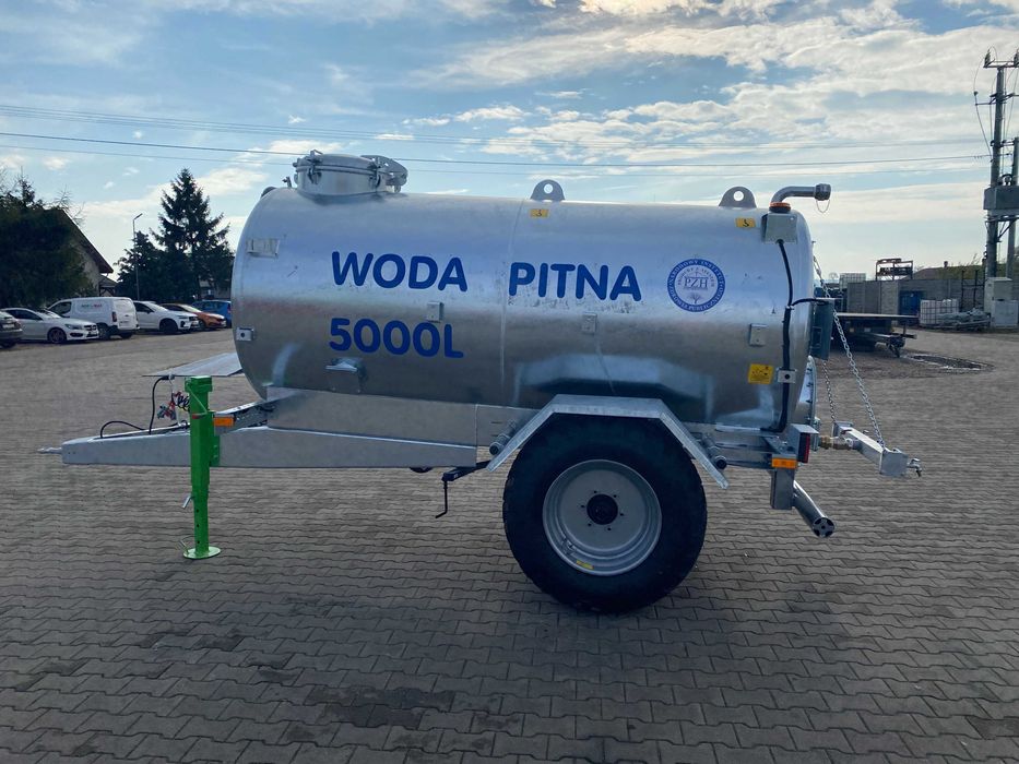 Wóz zbiornik do wody pitnej 5000 litrów beczka AGRO MAX