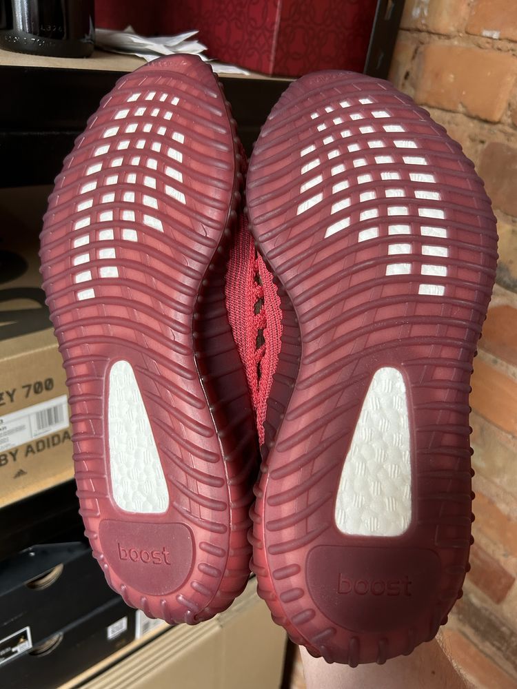 Buty Adidas Yeezy 350 V2 CMPCT Czerwone Męskie