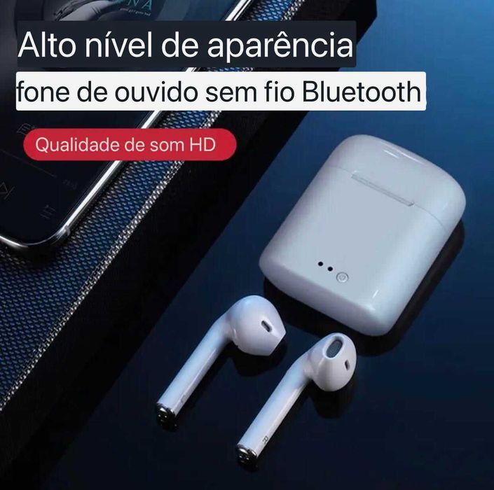Auriculares I7 Brancos Cx. Pequena