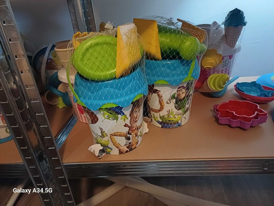 Zestawy do pisaku, Wiaderko z lodami niebieskie i różowe, Toy Story 4