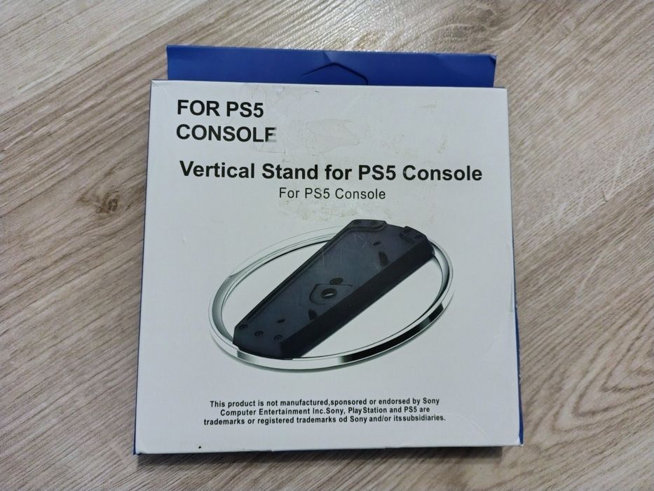 Podstaw pionowa pod konsolę PlayStation 5. Stal nierdzewna