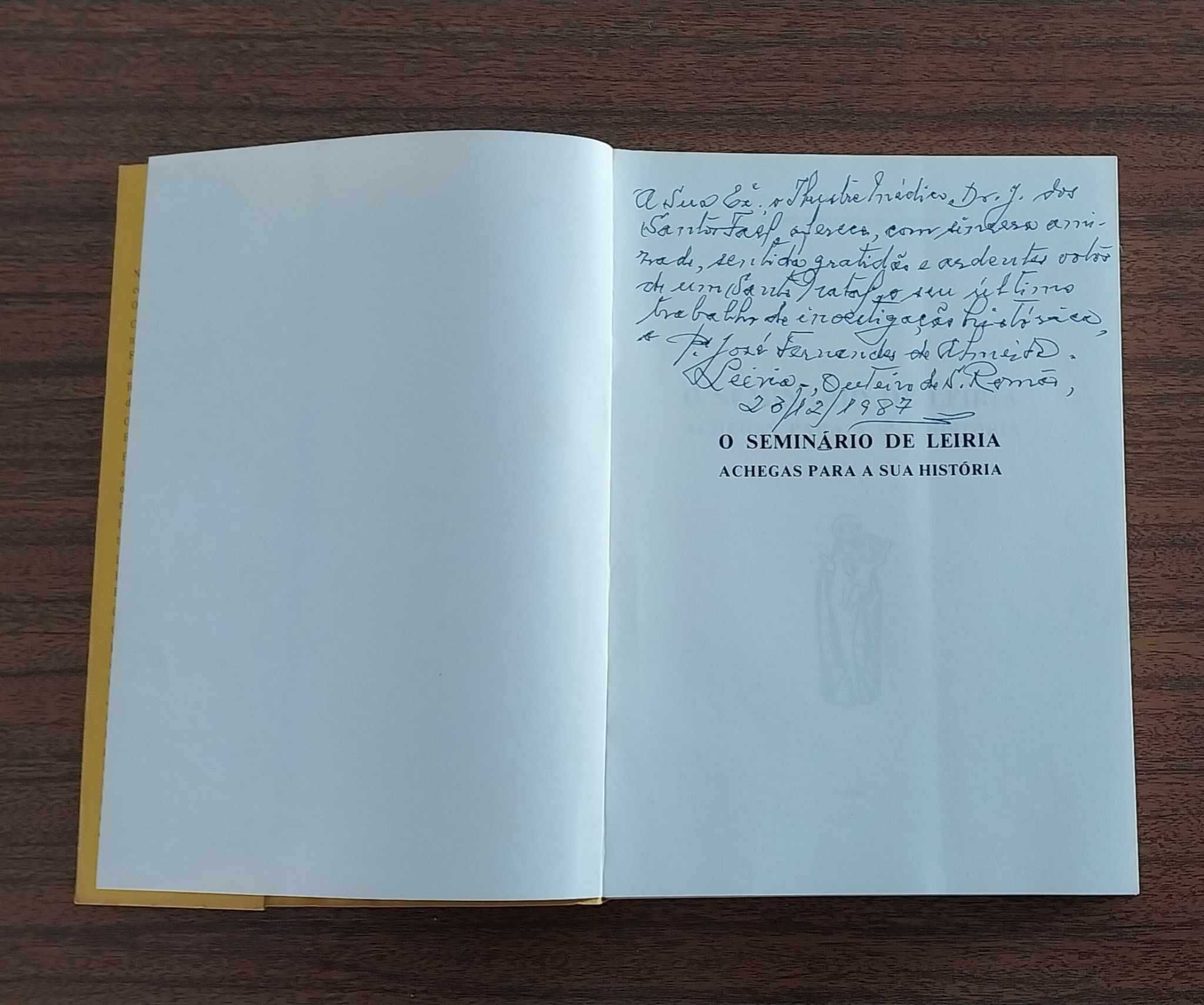 RARO Livro "O Seminário de Leiria - Achegas para a sua História" 1987