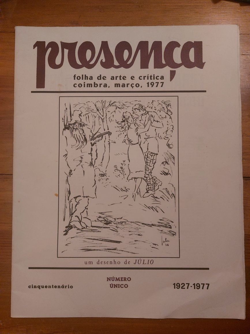 Revista Presença folha de arte e crítica
