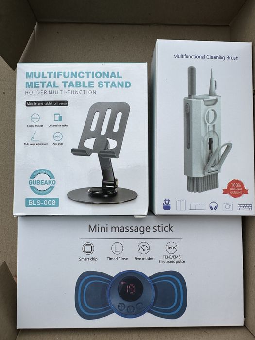 Аксессуары для гаджета и массажер для тела